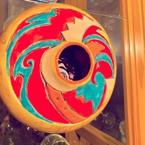 Handcrafted Indian low pot